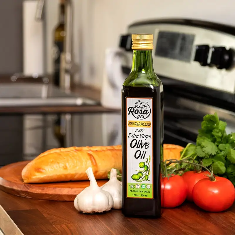 Conventional Extra Virgin Olive Oil Table Image