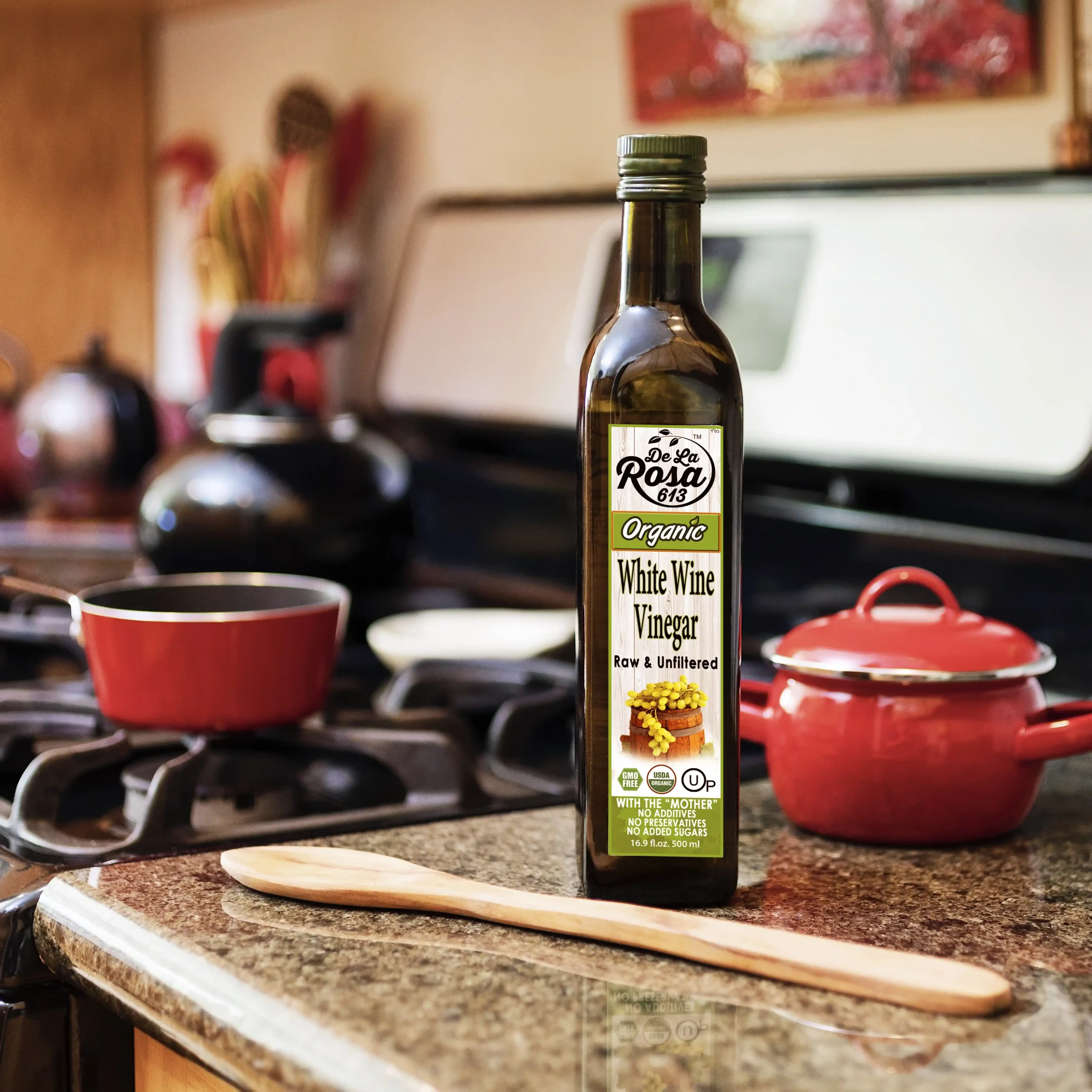 ORGANIC WHITE WINE VINEGAR IMAGE 1