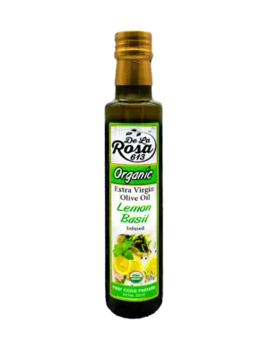 Organic Lemon Basil Infused Olive Oil