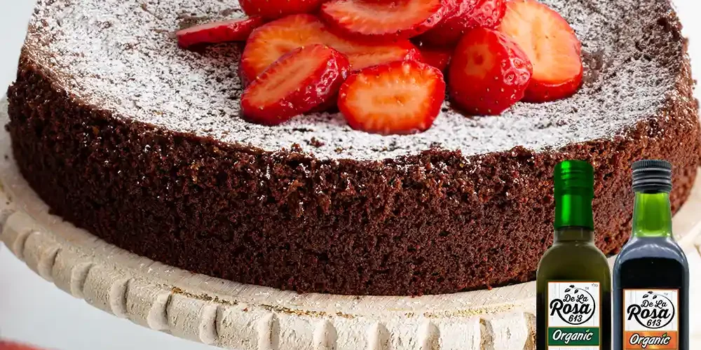 chocolate olive oil cake recipe square