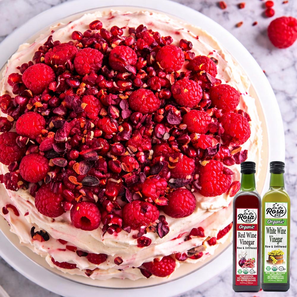 Extra Raspberry Pomegranata Delarosa613 | Raspberry Pomegranate Layered Pavlova