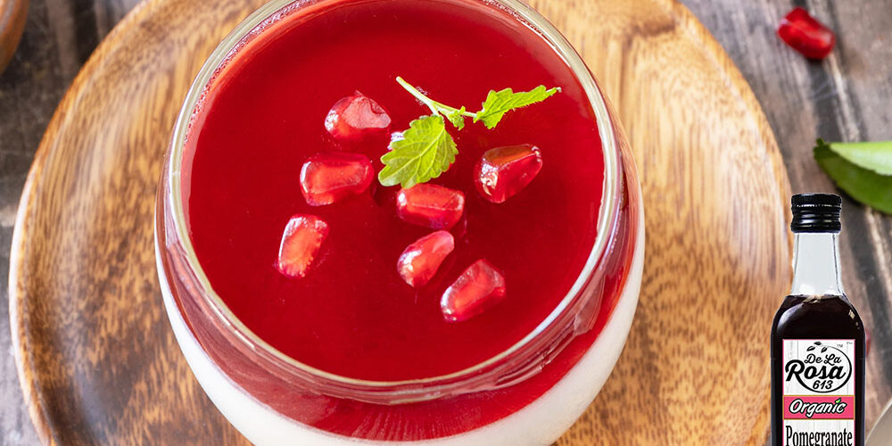 recipe post pomegranate panna cotta