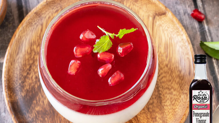 recipe post pomegranate panna cotta
