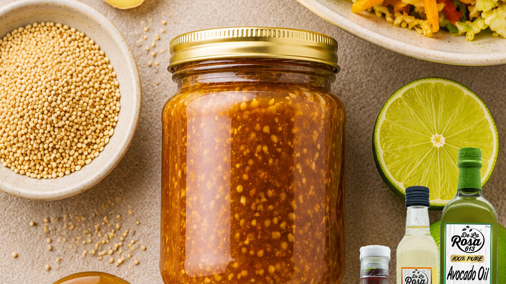 Asian Toasted Sesame Dressing with Organic Rice Vinegar, Organic Toasted Sesame Oil and Avocado Oil